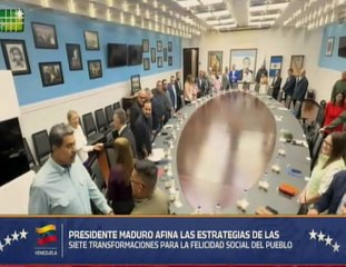 Presidente Maduro encabeza el Consejo de Ministros número 747 desde el Palacio de Miraflores
