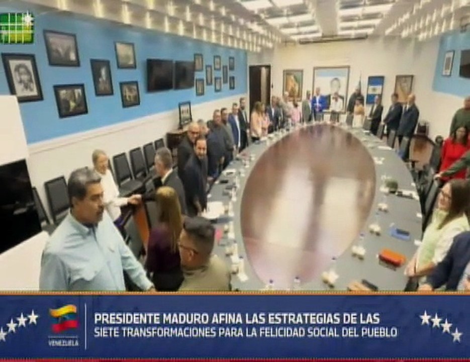 Presidente Maduro encabeza el Consejo de Ministros número 747 desde el Palacio de Miraflores