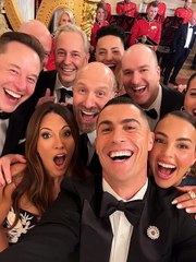 Ronaldo enjoying party