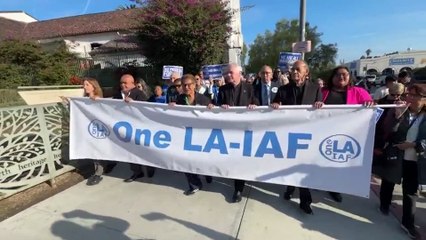 Mayor Karen Bass Leads March for ICE Accountability in Los Angeles