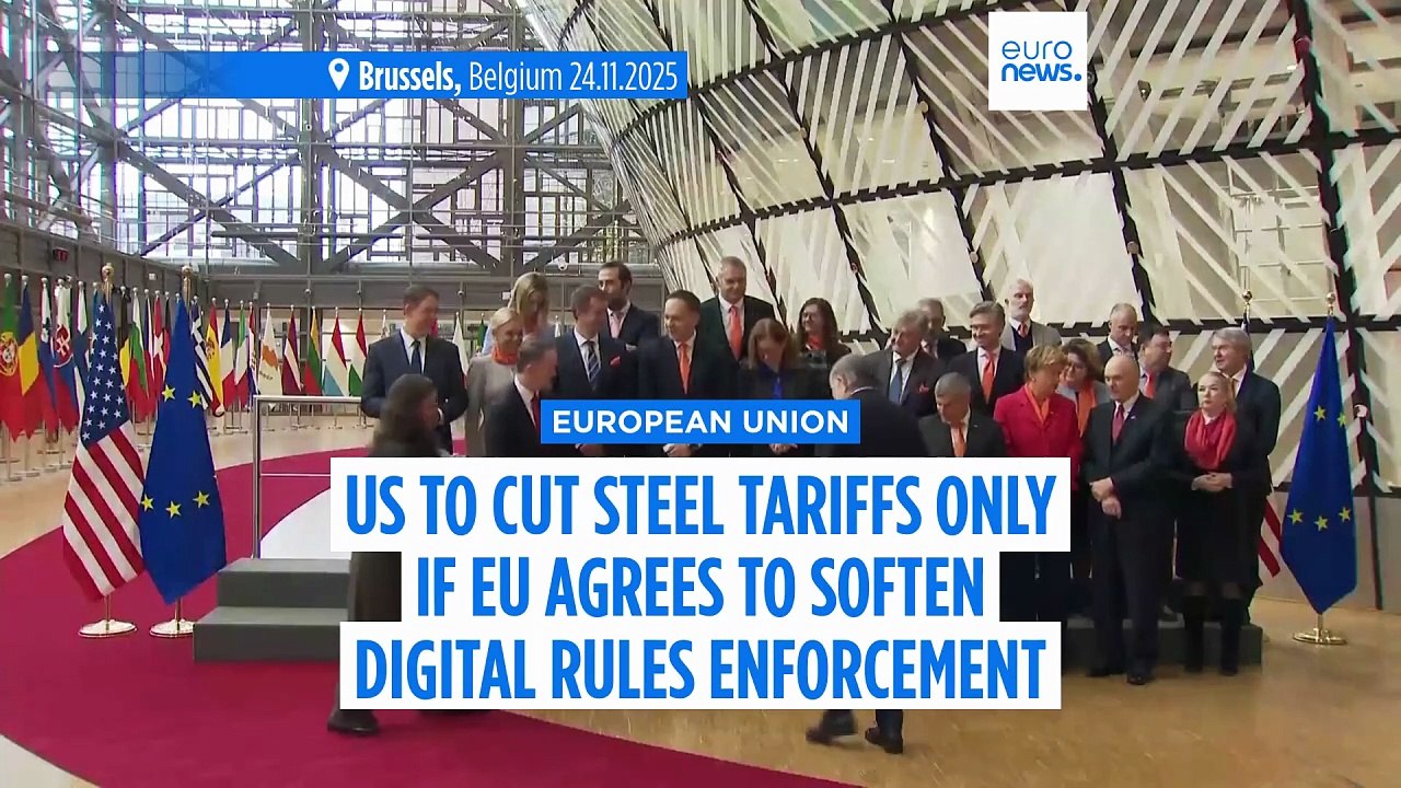 US to cut steel tariffs only if EU agrees to soften digital rules enforcement in return