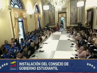 Presidente Maduro anunció la instalación oficial del primer Consejo de Gobierno Estudiantil
