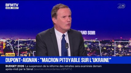 "Le pays est à la dérive", déclare Nicolas Dupont-Aignan, président de Debout la France