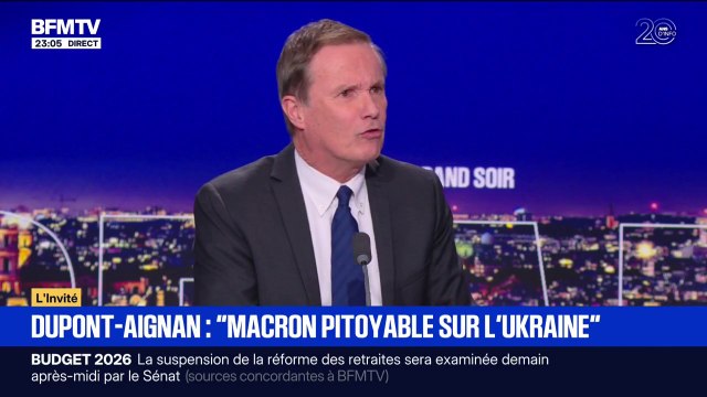 Le pays est à la dérive , déclare Nicolas Dupont-Aignan, président de Debout la France