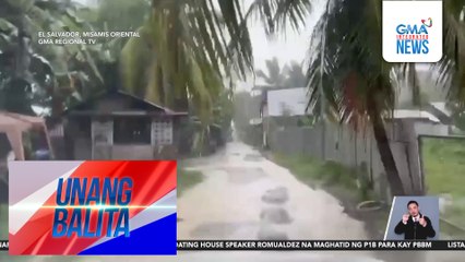 Bagyong Verbena, nagpabaha sa ilang bahagi ng Mindanao | Unang Balita