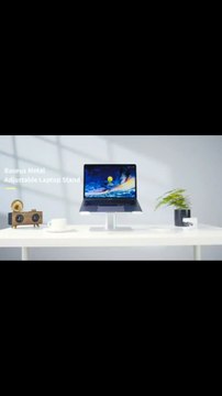 Baseus Foldable Aluminum Laptop Stand – Adjustable Vertical Holder for MacBook & Tablets / #trending