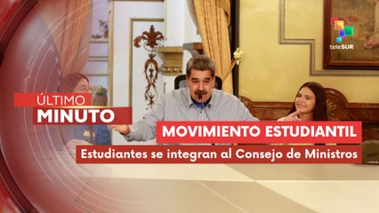 Presidente Nicolás Maduro instala Consejo de Gobierno Estudiantil