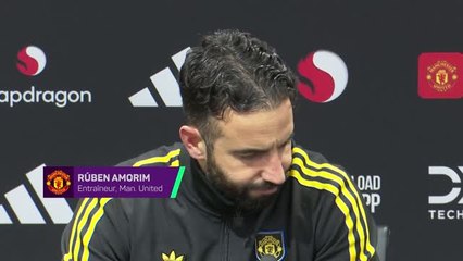 Man. United - Rúben Amorim frustré après la défaite contre Everton