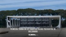 Primeira Turma do STF mantém prisão preventiva de Bolsonaro
