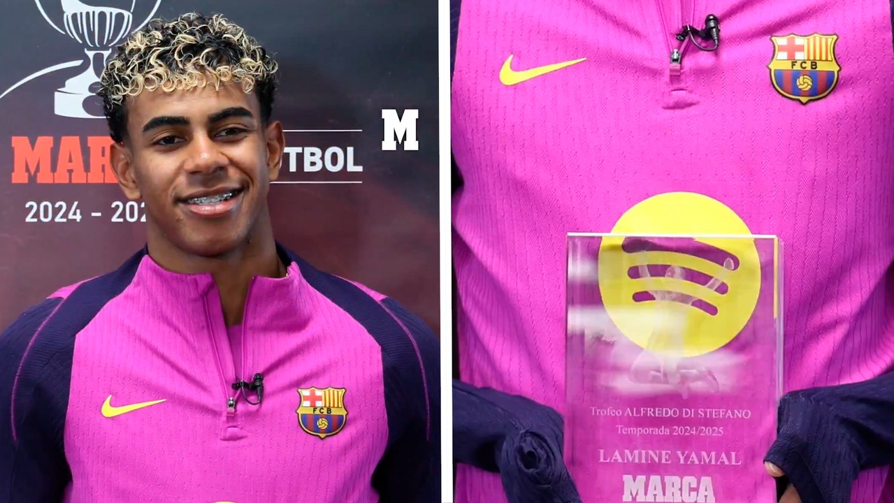 Lamine Yamal recibe el Premio Di Stéfano en los Premios MARCA 2025