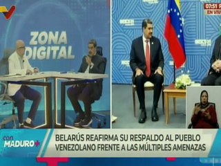 Presidente Maduro: Belarús sabe que cuenta con Venezuela, y nosotros contamos con Lukashenko