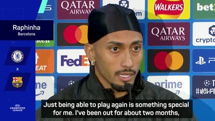 'Just being able to play again is something special' - Raphinha