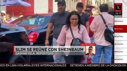 Por tercera ocasión, Claudia Sheinbaum se reúne con Carlos Slim en Palacio Nacional