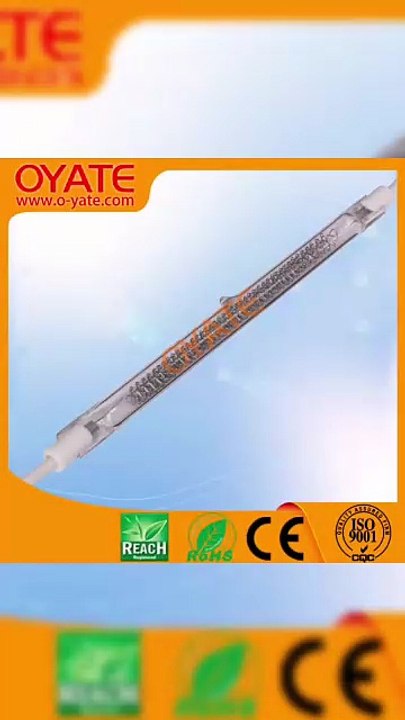 220v 1500w SK15 R7s Clear Quartz Heating Lamp Halogen Infrared Heater Lamp For Screen Printing