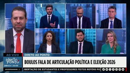 “Tarcísio mandou Derrite blindar criminoso”, diz Boulos sobre PL Antifacção | DIRETO AO PONTO