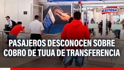 TUUA de transferencia internacional: Pasajeros en Jorge Chávez DESCONOCEN próximo pago de tarifa