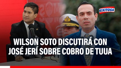 Wilson Soto discutirá cobro de TUUA con José Jerí: "Tenemos que defender intereses de peruanos"