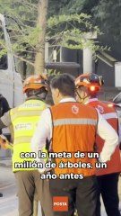 Samuel García arranca obras de reforestación en la Explanada de los Héroes en Nuevo León