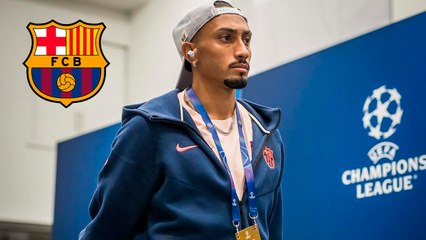 Raphinha no se contiene: "Para jugar en el Barcelona el objetivo principal es ganar la Champions League"