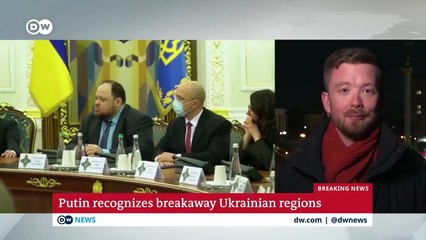 Putin orders Russian troops into Ukraine separatist regions  DW News