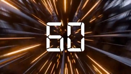 Timer 60 seconds / Relógio Regressivo Dígito Branco