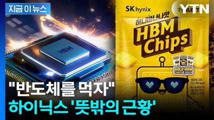 "먹는 반도체"...편의점에 등장한 SK하이닉스 'HBM칩스' [지금이뉴스]  / YTN