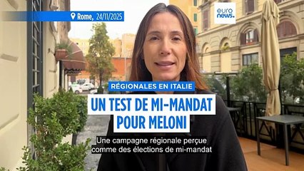 Italie : des élections régionales perçues comme un test de mi-mandat pour le gouvernement Meloni