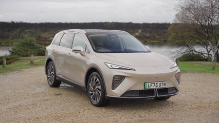 The all new MGS6 EV Trophy Dual Motor Design Preview in Gold