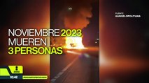 El exceso de velocidad cobró la vida de dos personas en la Vía Atlixcáyotl, en Puebla