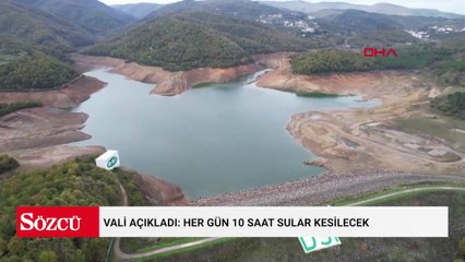 Vali açıkladı: Her gün 10 saat sular kesilecek