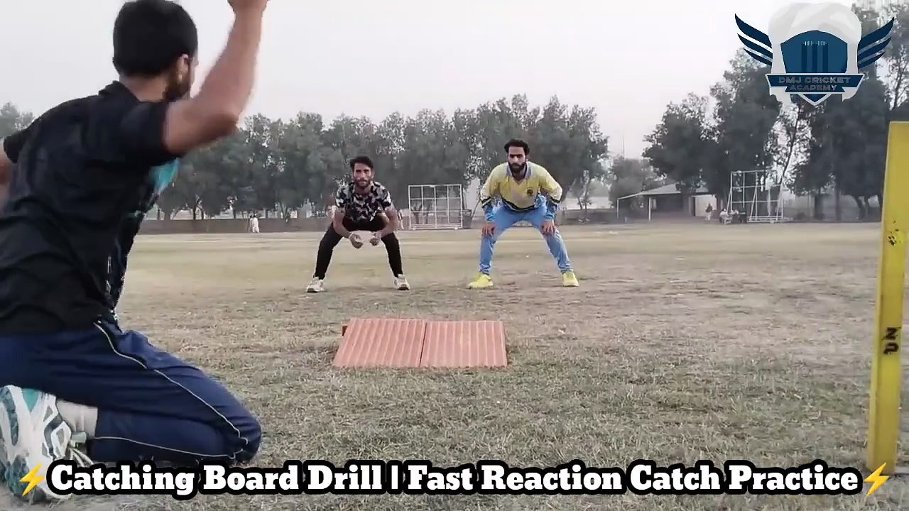 Fast Reaction Catch Drill | Catching Board Training | Two Fielder Reflex Practice ⚡🔥