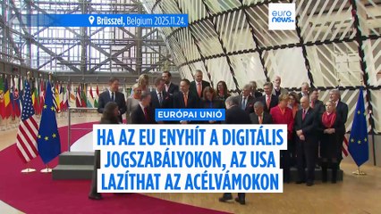 Csak akkor lazít az USA az acél- és alumíniumvámokon, ha az EU is enyhít a digitális jogszabályokon