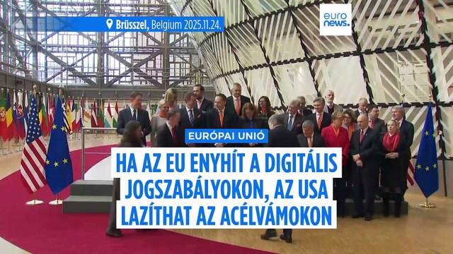 Csak akkor lazít az USA az acél- és alumíniumvámokon, ha az EU is enyhít a digitális jogszabályokon