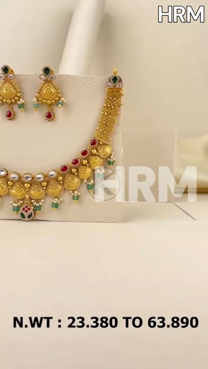 New Antique  set & Earings collection Design 2025.#gold #antique #goldjewellery #jewellery #silver #ring #stylish #richlife #rani #radha #maharani #queen