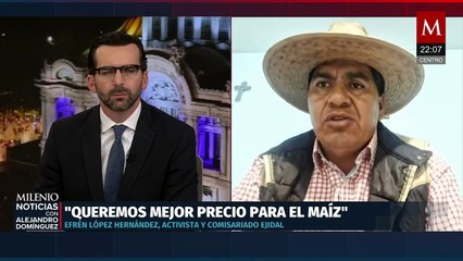 Efrén López Hernández afirma que no hay autoridades que atiendan las demandas del campo