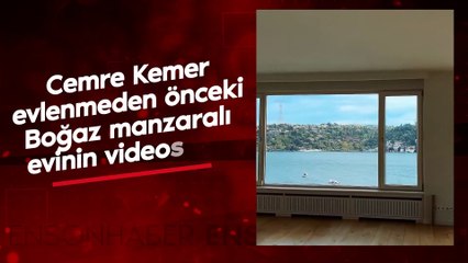Cemre Kemer evlenmeden önceki Boğaz manzaralı evinin videosunu paylaştı