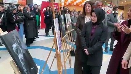 Erzurum’da "25 kadın 25 hikâye" sergisi açıldı