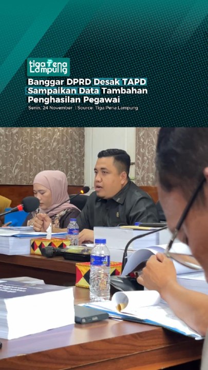 Banggar DPRD Desak TAPD Sampaikan Data Tambahan Penghasilan Pegawai