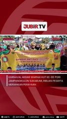 Karnaval Akbar Warnai HUT ke-80 PGRI Jampangkulon Sukabumi, Ribuan Peserta Meriahkan Perayaan