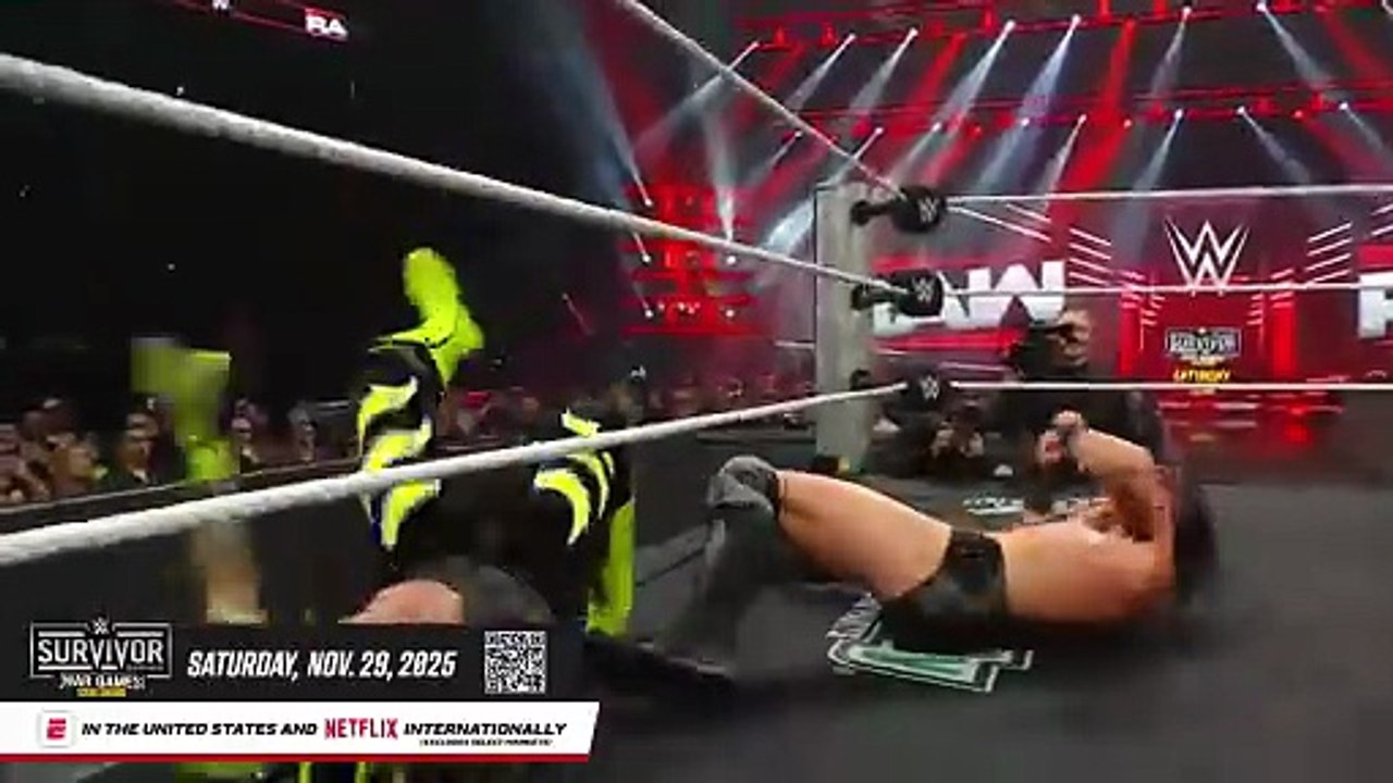 WWE RAW 24 NOVEMBER 2025 REY MYSTERIO VS JD MCDONAGH FULL MATCH