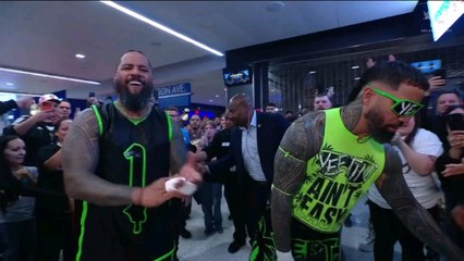 The Usos vs Drew mcintyre and logan paul tag team match wwe raw 24/11/2025