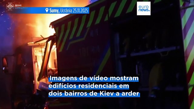 Ataques russos em Kiev durante a noite matam pelo menos seis pessoas