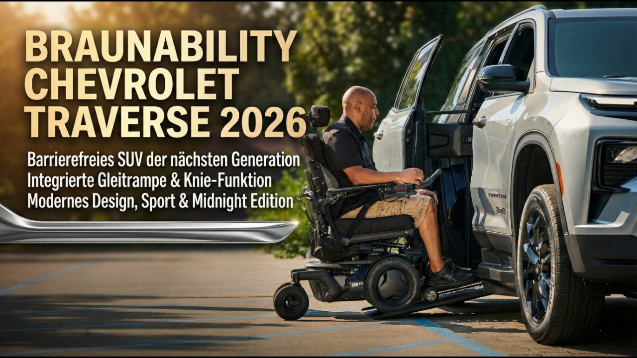 2026 Chevrolet Traverse BraunAbility – SUV mit Rollstuhl-Umbau & modernen Features