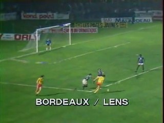 BORDEAUX - LENS - 1983 - SAISON 1983/1984 -