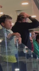 La reacción del hijo de Cristiano a su gol de chilena: no se lo podía creer