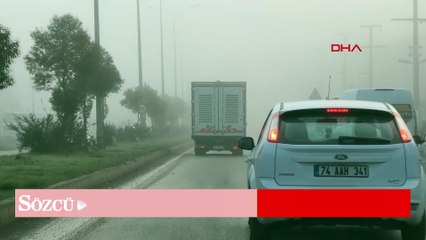 Bartın'da sis etkili oldu