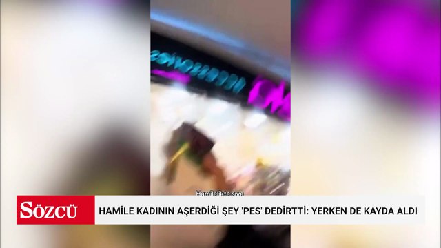 Hamile kadının aşerdiği şey 'pes' dedirtti: Yerken de kayda aldı