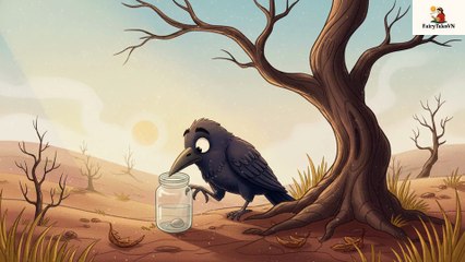 The Clever Crow – A Heartwarming Fable About Perseverance and Ingenuity