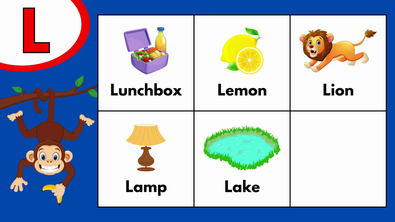 ABC Learning for Toddlers | Learn the Alphabet with Words from A to Z in English