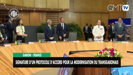 [#Reportage] Gabon - France : signature d’un protocole d’accord pour la modernisation du Transgabonais